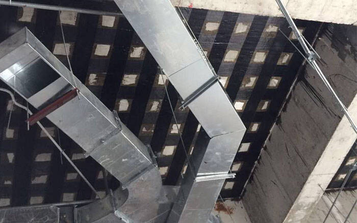 Carbon fiber fabric for seismic strengthening