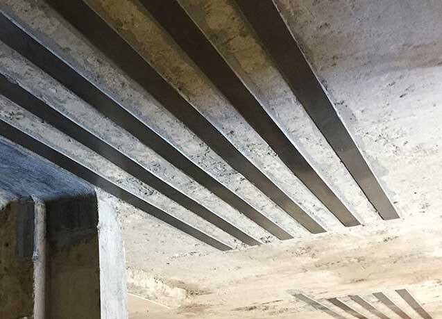 carbon fiber laminate concrete repair